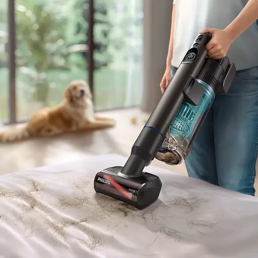 Пылесос Philips Complete Series 8000 беспроводной черно-голубой (XC8157/01) - фото 8