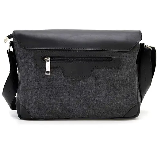 Шкіряна чоловіча сумка через плече TARWA 33х22х8 см nsa0001150 - фото 4