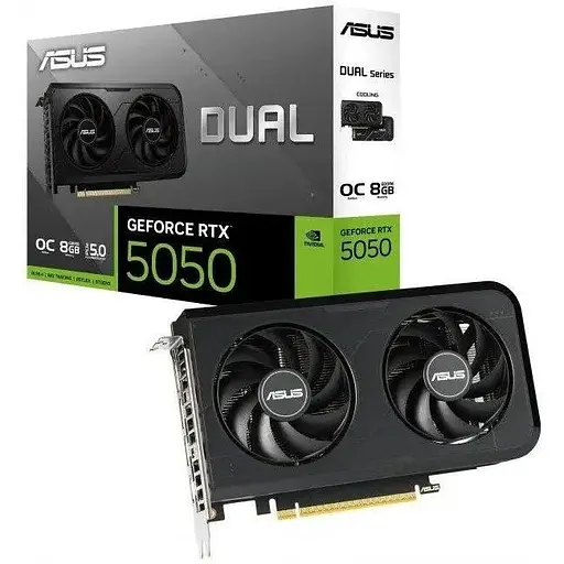 Видеокарта Asus GeForce RTX 5050 Dual OC 8GB - фото 1