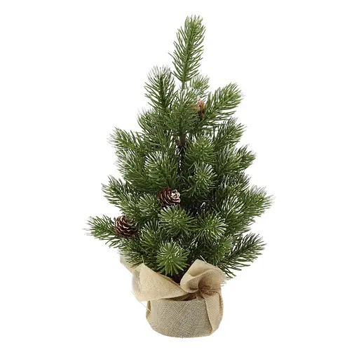 Елка искусственная Chomik заснеженная с натуральными шишками 35 см (GOS0288)