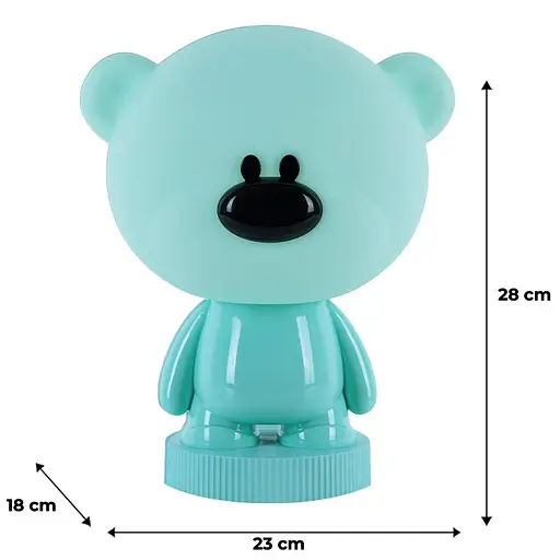 Світильник-нічник Kite LED з акумулятором Bear зелений (K24-490-2-4) - фото 5