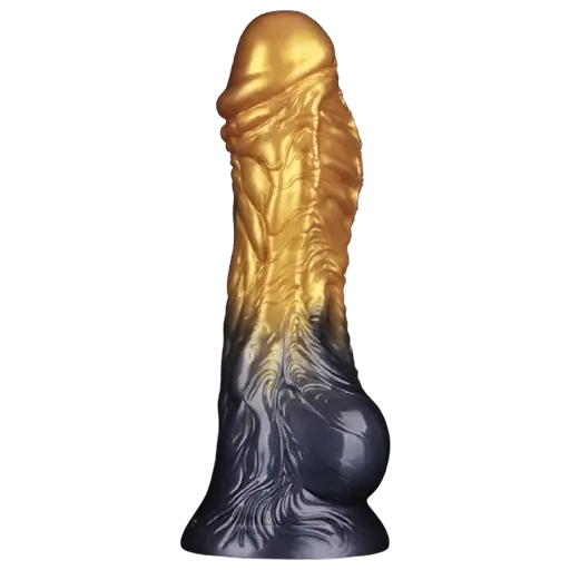 Фаллоимитатор Lovetoy Dual Density 8’’ 21 см (золотой)