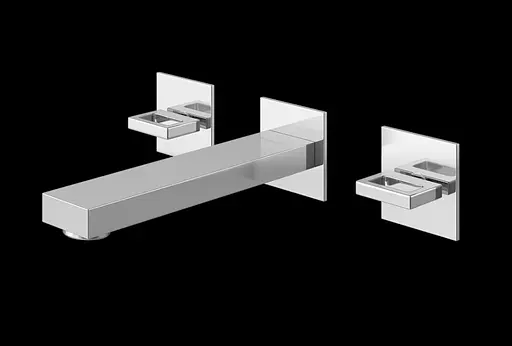 Смеситель для умывальника Kohlman Nexen хром + Box скрытого монтажа QW193U-20 Хром - фото 3