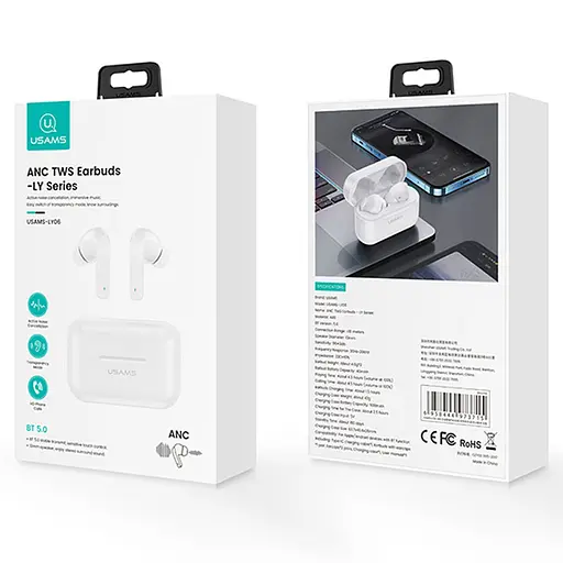 Беспроводные TWS наушники USAMS-LY06 ANC BT5.0 - фото 3