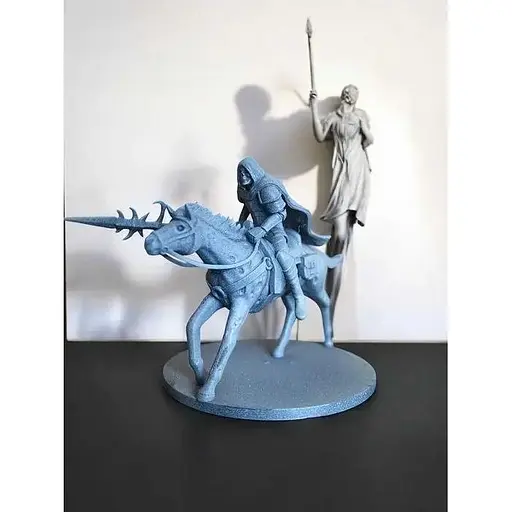 Фігурка Скелет Вершник розмір 65 мм високоякісний друк фігурка для декору ігрової кімнати - фото 6