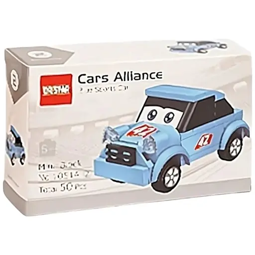Cars Alliance 1051 A: пазовий конструктор Машинки, набір для дітей від 6 років, блакитний