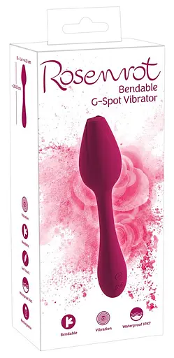 Вибратор Orion Rosenrot Bendable G-Spot 20 см красный - фото 10