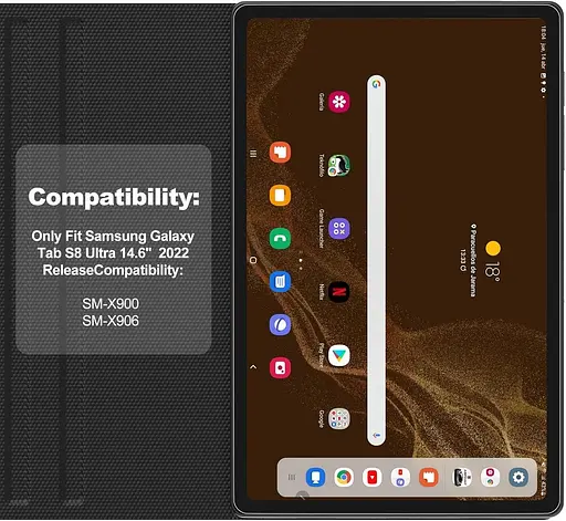 Чохол для клавіатури FOGARI Samsung Galaxy Tab S8 Ultra 14,6'' | Клавіатура трекпада з 7-колірним підсвічуванням для Samsung - фото 6