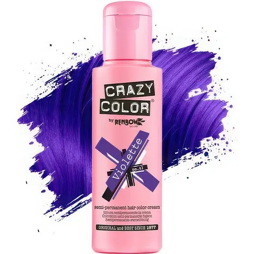 Тінт-фарба для волосся Crazy Color відтінок 43 фіолет 100 мл