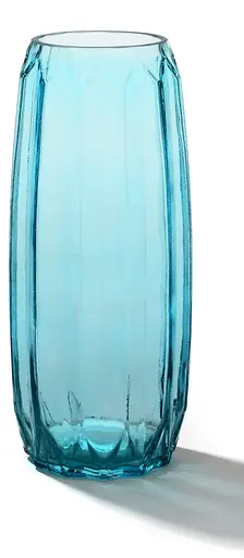 Ваза для цветов стекло голубая Viva Sandy высота 27.5 см (A060172) - фото 1