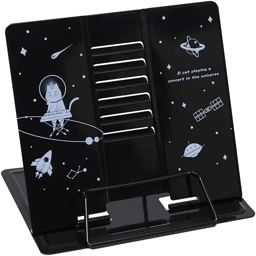 Підставка для книг "Котик Космонавт" LTS-8164 металева Вид 1
