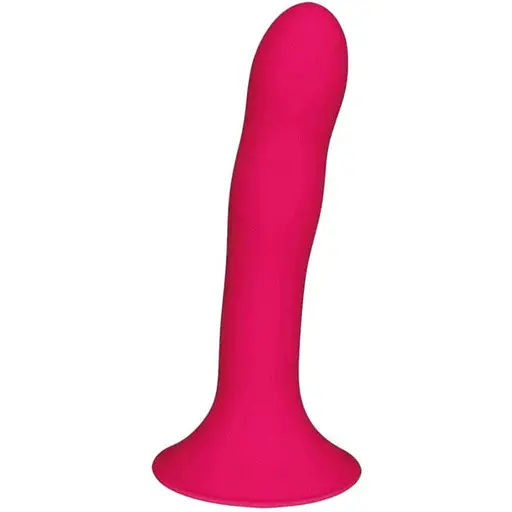 Ділдо з присоскою Adrien Lastic Hitsens 4 Pink, відмінно для страпону, діаметр 3,7 см, довжина 17,8 см