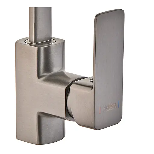 Смеситель для кухни Haiba Kubus 017 graphite HB4008 Графит - фото 3