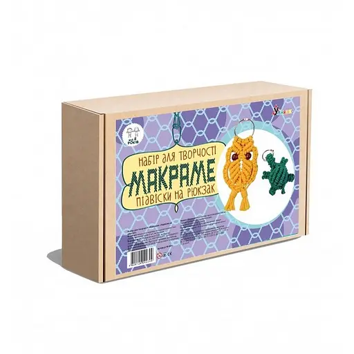 Набір дитячої творчості Макраме "Підвіски на рюкзак" УМНЯШКА М-004 - фото 2