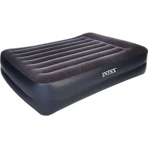Двоспальний надувний матрац Intex 64124 з вбудованим електронасосом, 152x203x42см - фото 5