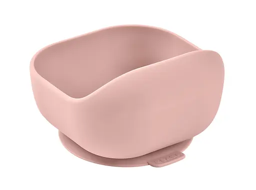 Миска Beaba силіконова на присосці з бортиком 350 мл рожева (913612) - фото 2