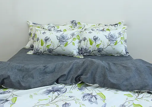 Комплект постільної білизни TAG Tekstil з компаньйоном Євро 000211005 (R-T9190) - фото 2