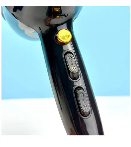 Фен для волос Gemei GM-1765 две скорости и три режима 2800 Вт Черный - фото 4