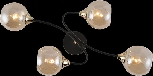 Люстра декоративна V XA1498/4 BK+FGD - фото 3