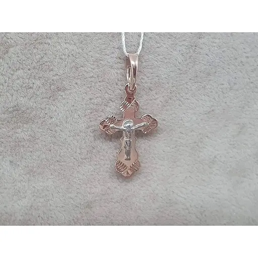 Золотий хрестик Tango. Розп'яття Христа. 230103 - фото 3