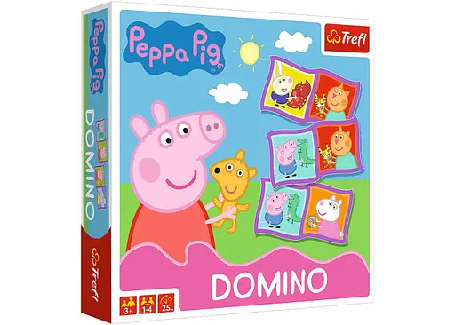 Настільна гра Trefl Доміно. Свинка Пеппа (Domino: Peppa Pig) (02066)