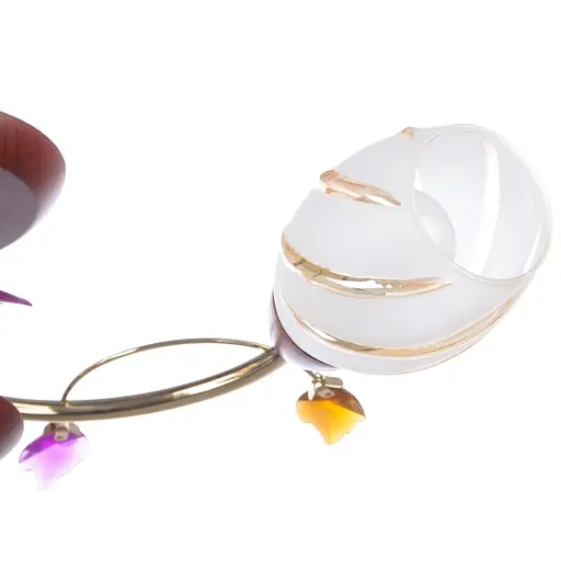 Люстра потолочная Brille классическая E14 40W G (LK-451C/3) - фото 3