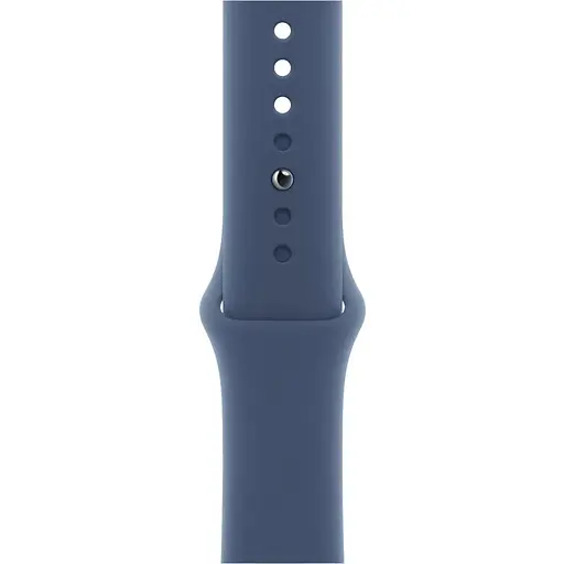Apple Watch Series 10 GPS 46mm Silver Aluminum Case with Denim Sport Band S/M MWWL3 - фото 3