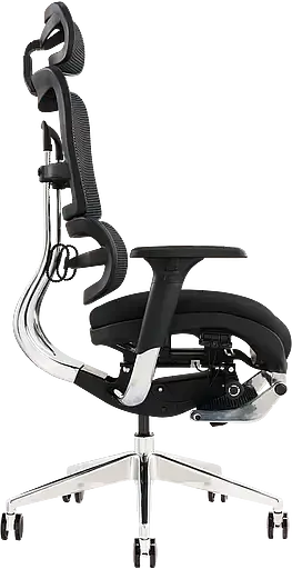 Офисное кресло GT Racer черное (X-802L Black (W-21 B-41)) - фото 4