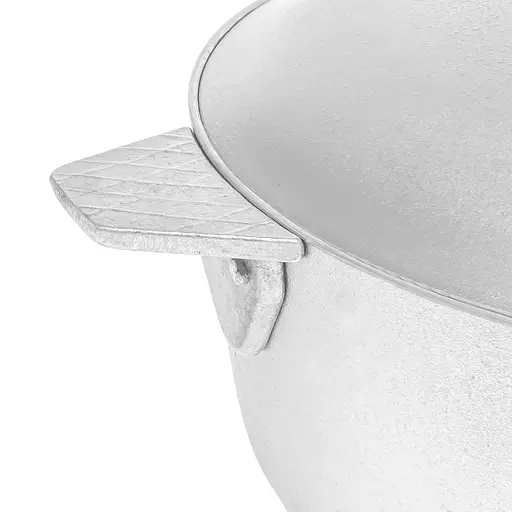 Алюминиевый сотейник с литыми ручками и крышкой 4 л, Полімет 86944 - фото 10