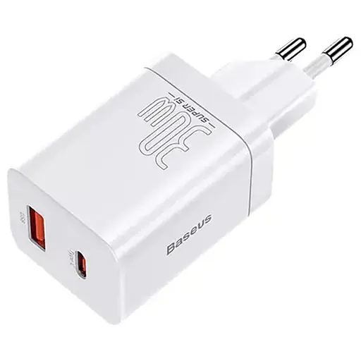СЗУ Baseus Super Si Pro Quick Charger 30W (1USB-A/1C) (CCSUPP-E)