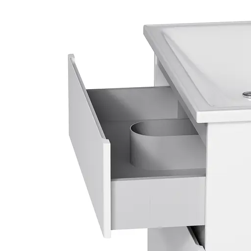 Тумба з умивальником AM.PM X-Joy підлогова 80 см 2 ящики білий M85-FSX0802-WC0802WG38 Білий - фото 7
