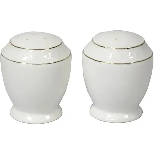 Набір Interos Снігова Королева сільничка та перечниця порцеляновий білий (681607-А)