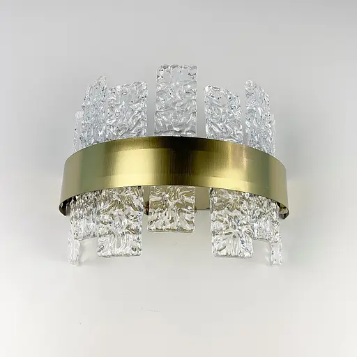 Бра дизайнерське з крижаними пластинами Line F MB 8082 - фото 2