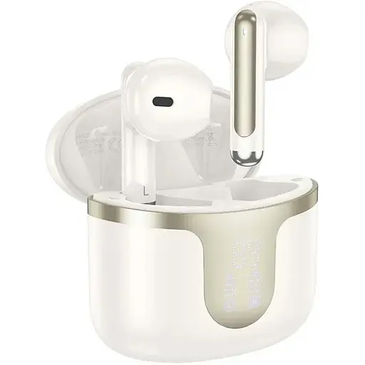 Навушники бездротові Hoco EQ7 Snowflake true wireless BT headset білі