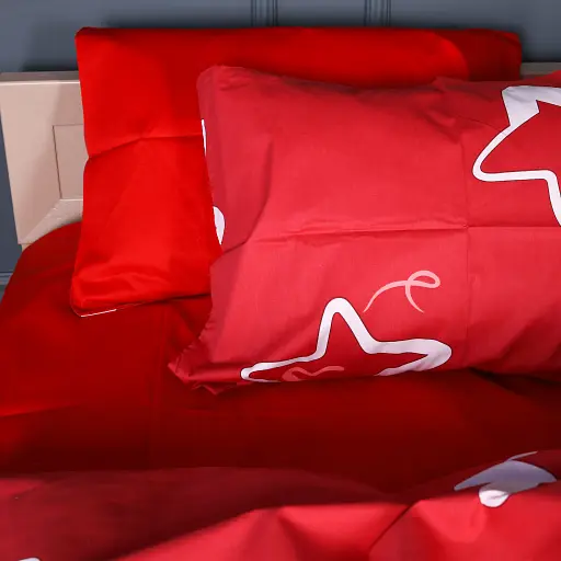 Наволочка MirSon Сатин Scarlet Star 60х60 см (2200013051152) - фото 1