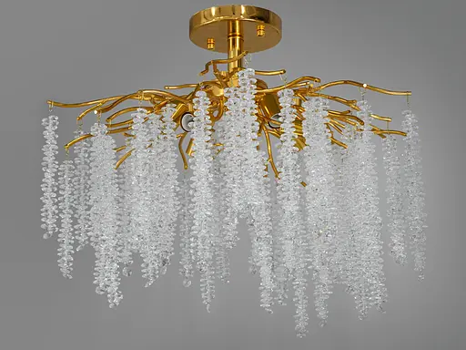 Стельова кришталева люстра Гліцинія - фото 2