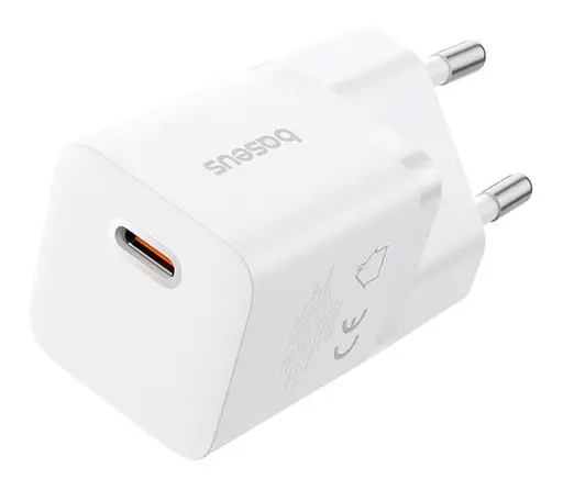 СЗУ Baseus GaN5 Mini Fast Charger 25W White Type-C to Type-C cable (P10110909213-01) - фото 2