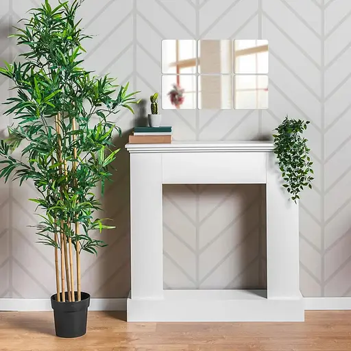 Дзеркальний декор Wall Sticker SW-00002526 акриловий самоклеючий 6 шт. срібло - фото 6