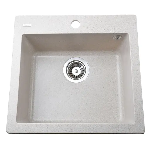 Гранитная мойка Globus Lux Aosta песчаный 490x455мм А0004, Sand - фото 1