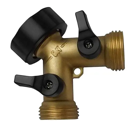 3/4 дюйми 2-ходовий потужний садовий шланговий розгалужувач для поливу рослин - фото 5