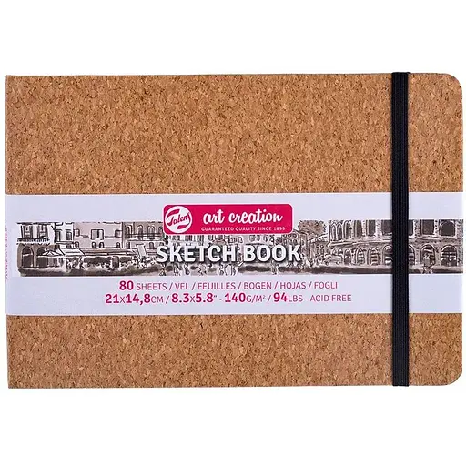 Блокнот для графіки Royal Talens Art Creation А5 (14.8х21 см) 140г/м2 80л Cork - фото 2
