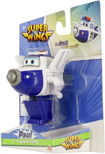 Ігрова фігурка-трансформер Super Wings Transforming Пол (Paul) 10 см (EU780624) - фото 4