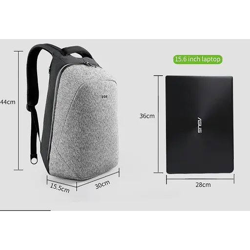 Рюкзак Tigernu D-83351 15. 6" черный Серый - фото 2