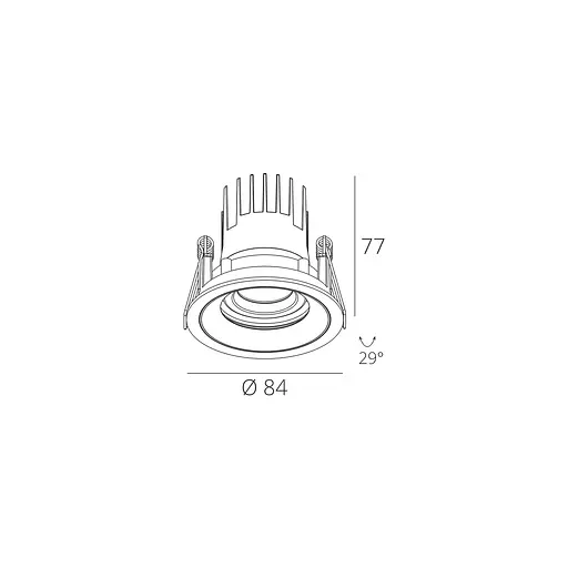 Точечный светильник RSL74132 7W WH+BK 3000K - фото 2