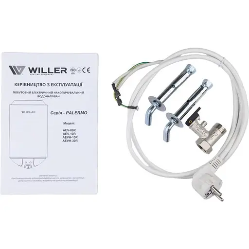 Водонагреватель (бойлер) электрический накопительный Willer AEVH-15R (Ultraslim) Palermo - фото 6
