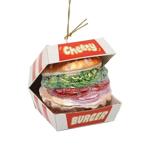 Елочное украшение "Бургер" 6,6*7*7,8см, YQ1406165
