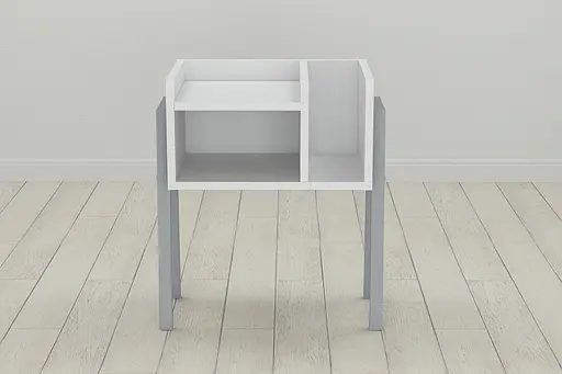 Тумба модульная Ferrum-decor Амели 540x450x320 серый ДСП Белый 16 мм (FRD-103017) - фото 3