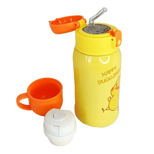 Термос-поильник с силиконовой трубочкой Цыпленок MGZ-0315(Chicken) 560 мл - фото 4