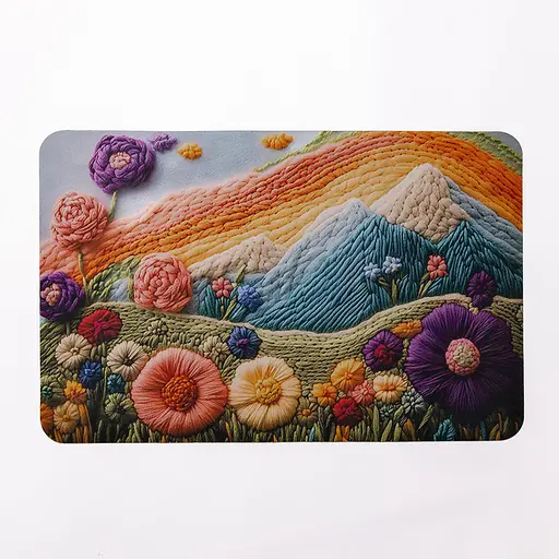 3D-килимок для ванної кімнати з м'якого діатоміту 38×58 (см) вологопоглинальний килимок для дому ванни душу та туалету Yiwu HP-42-33