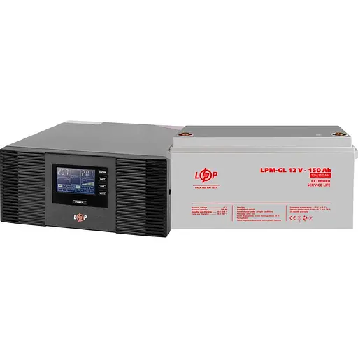 Источник бесперебойного питания (ИБП) LogicPower UPS B1500 + АКБ GL 1800Wh (19997) [110343]
